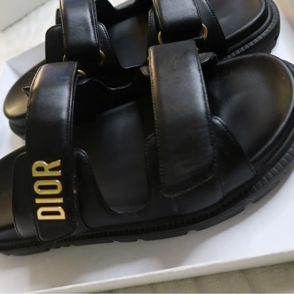 DIORact Slide Lambskin Black - Picture 6 of 15